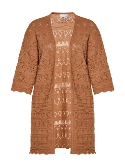 Usha Damen Strickjacke in camel