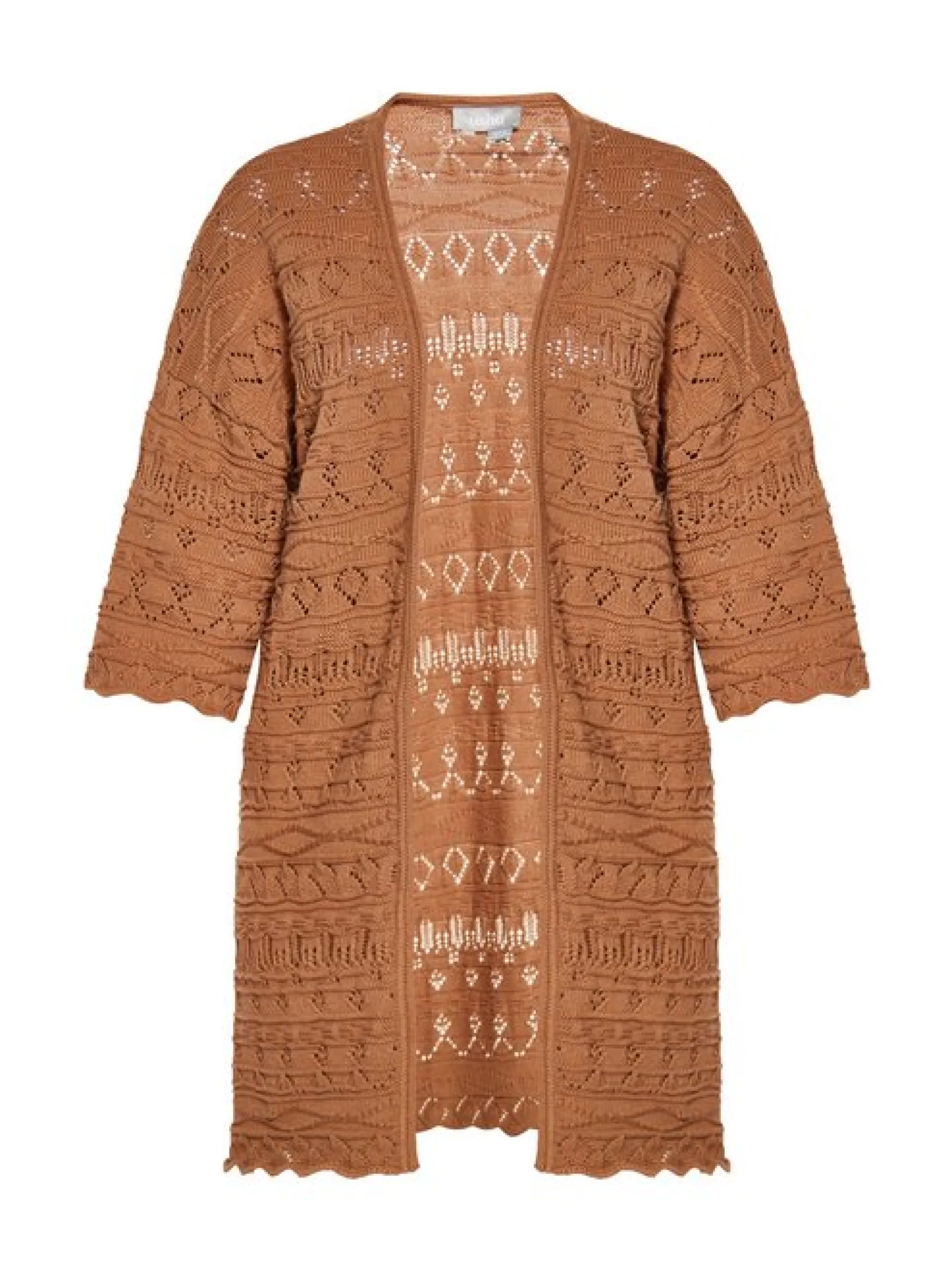 Usha Damen Strickjacke in camel