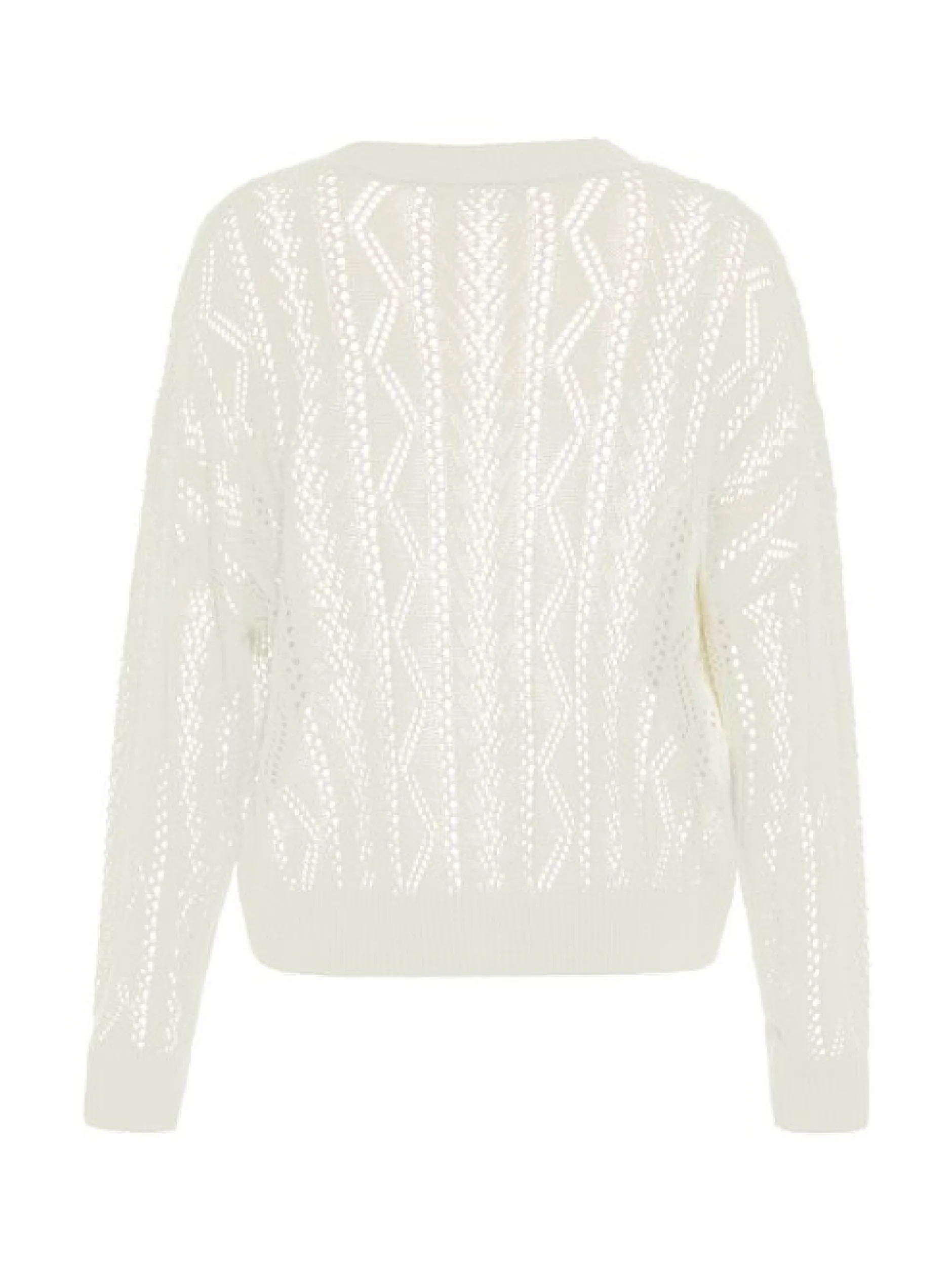 Usha Damen Strickjacke in ecru