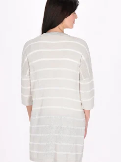 Usha Damen Strickjacke in grau