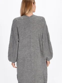 Usha Damen Strickjacke in grau