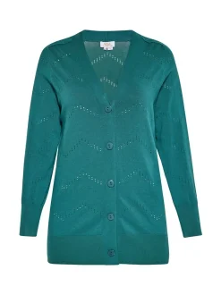 Usha Damen Strickjacke in grün