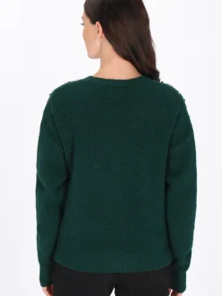 Usha Damen Strickjacke in grün