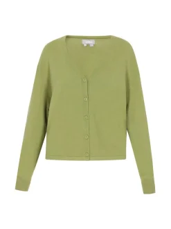 Usha Damen Strickjacke in grün