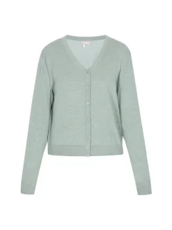 Usha Damen Strickjacke in grün