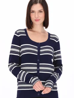 Usha Damen Strickjacke in marine