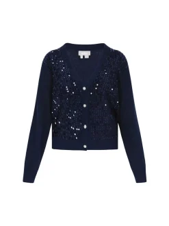 Usha Damen Strickjacke in marine