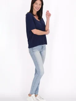 Usha Damen Strickjacke in marine