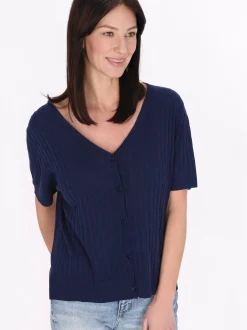 Usha Damen Strickjacke in marine