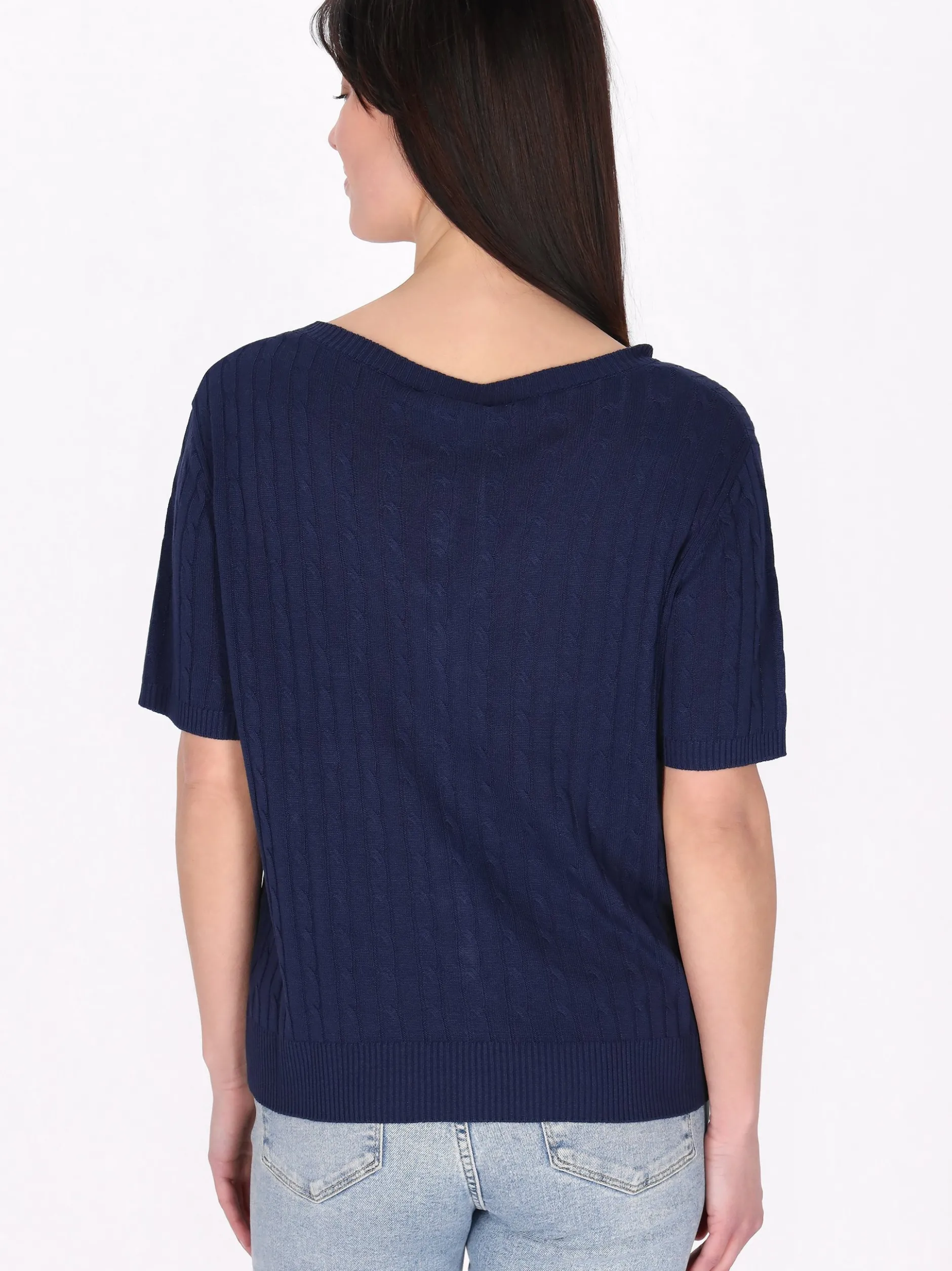 Usha Damen Strickjacke in marine