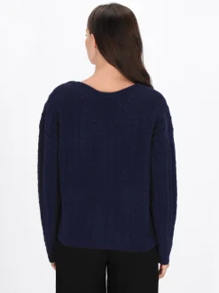 Usha Damen Strickjacke in marine