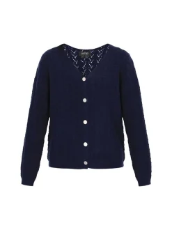 Usha Damen Strickjacke in marine