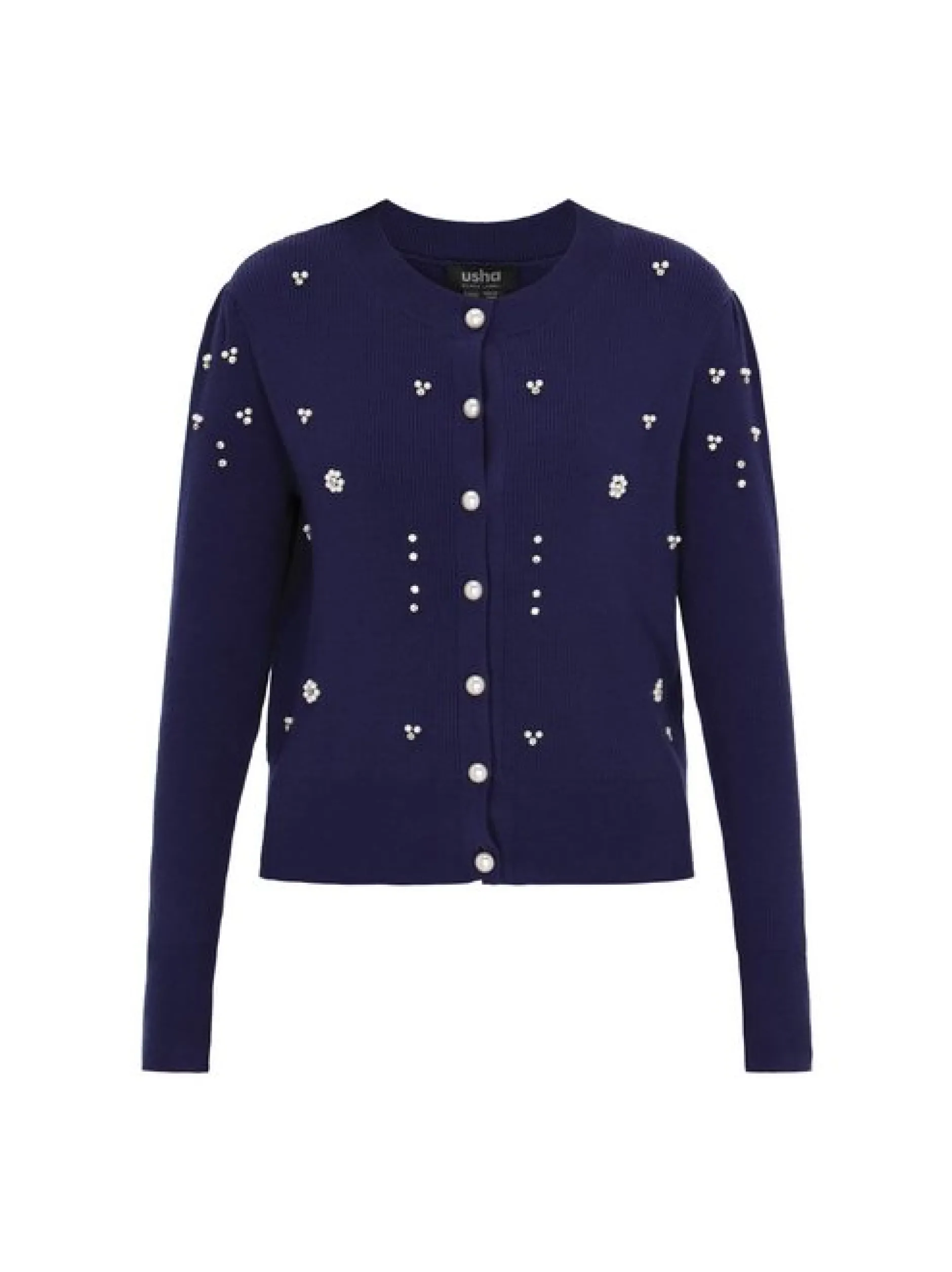 Usha Damen Strickjacke in marine