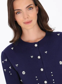 Usha Damen Strickjacke in marine