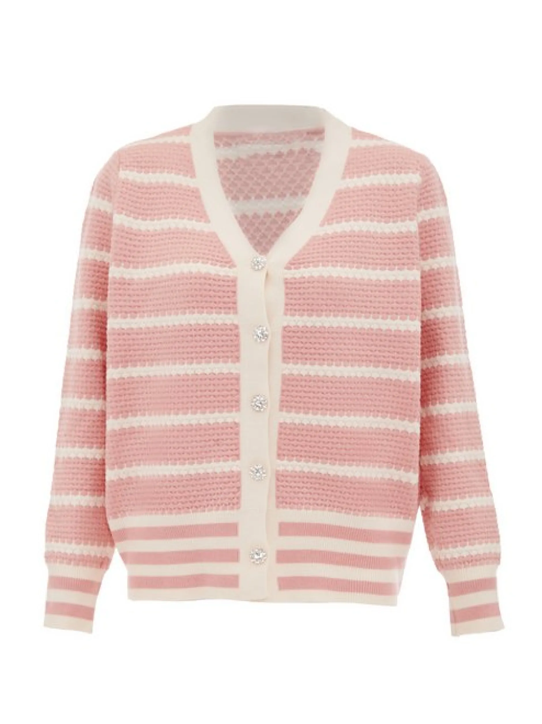 Usha Damen Strickjacke in mehrfarbig