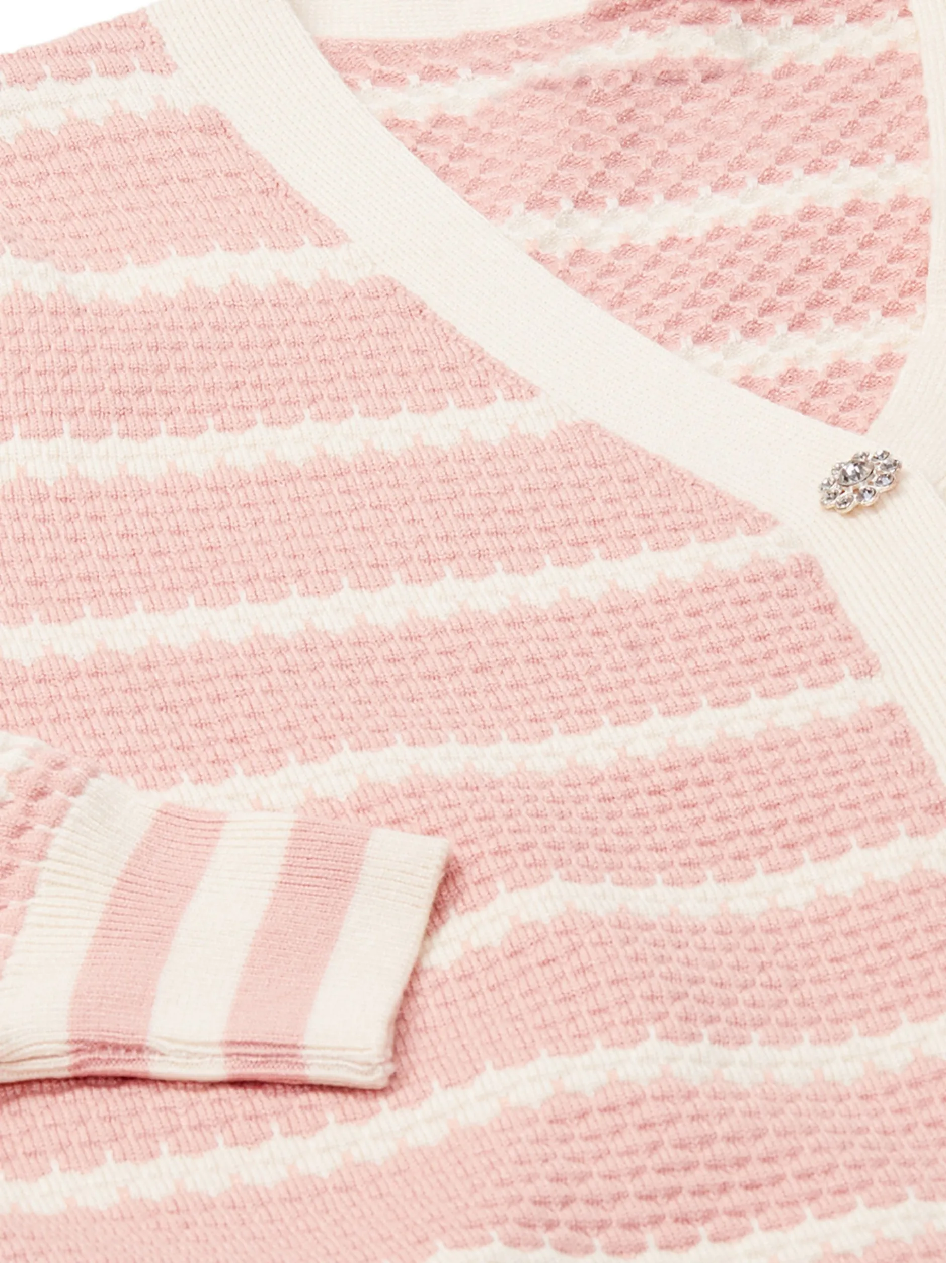 Usha Damen Strickjacke in mehrfarbig