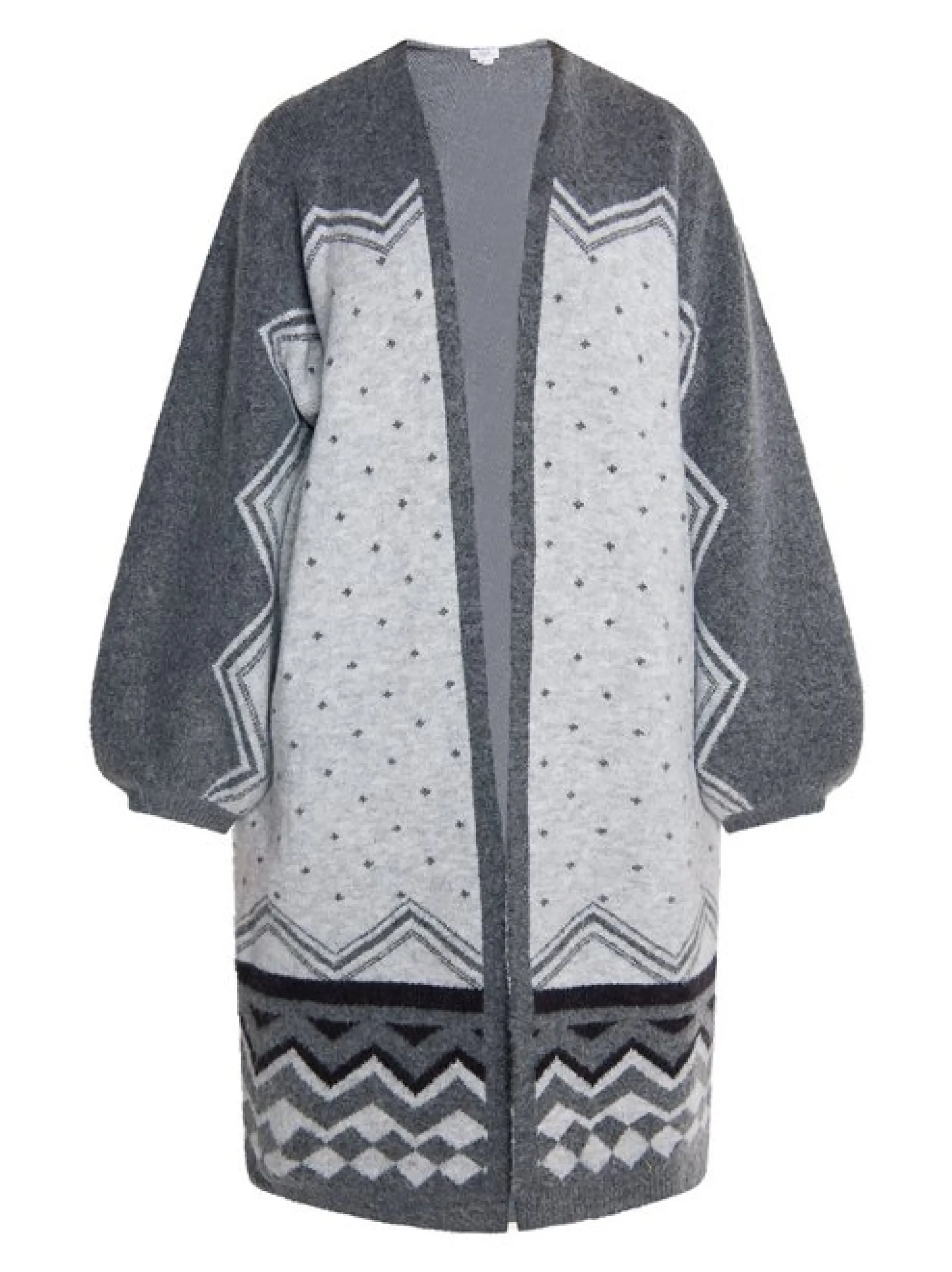 Usha Damen Strickjacke in mehrfarbig