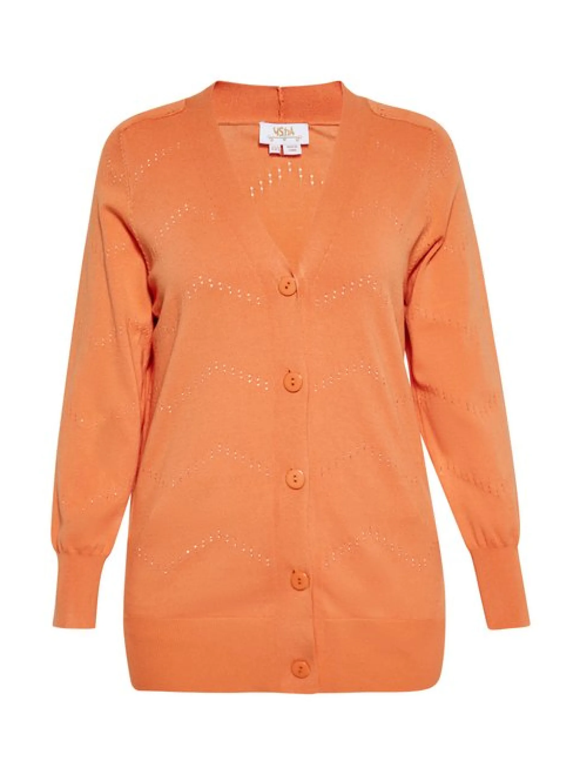 Usha Damen Strickjacke in orange