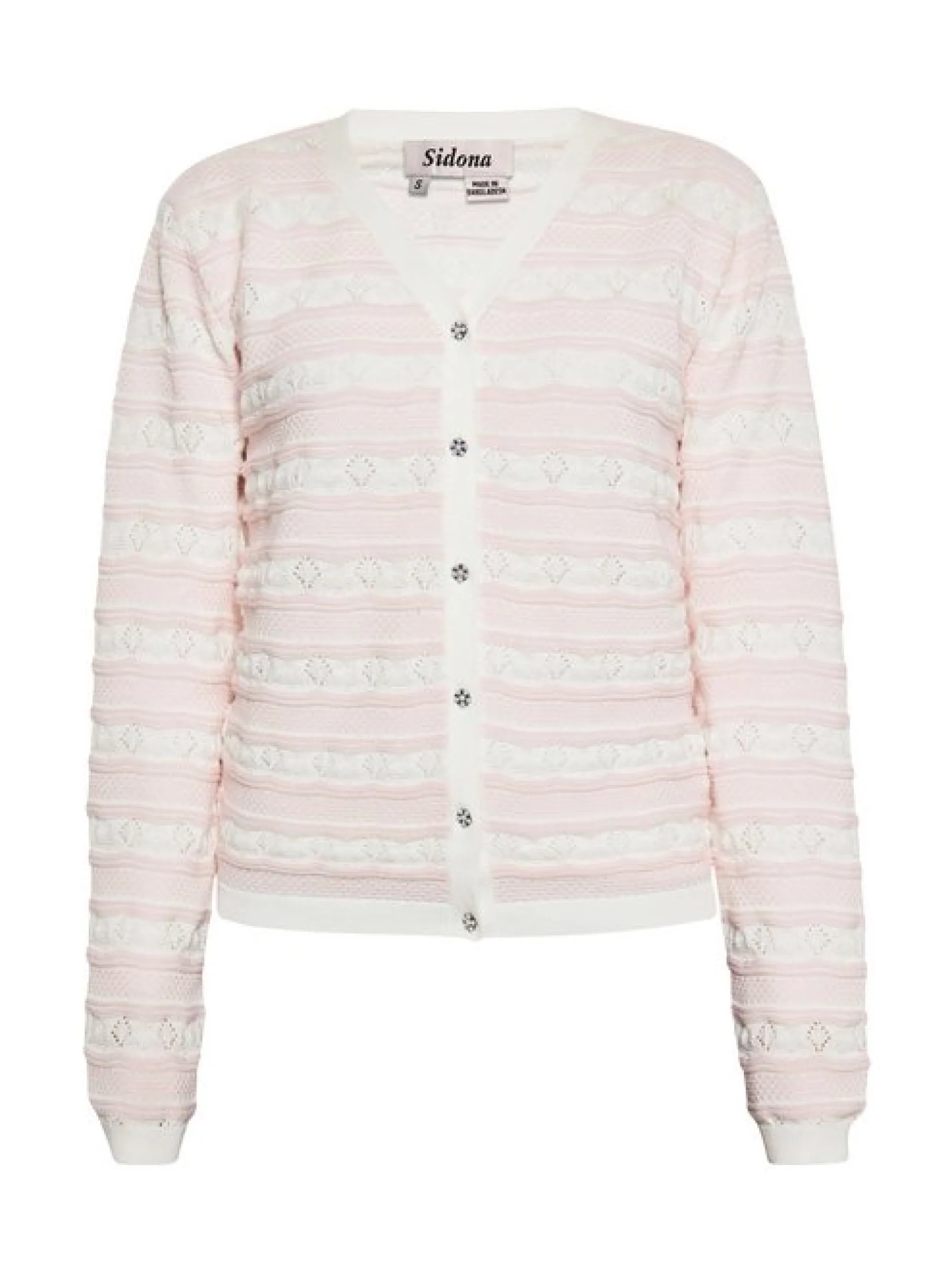 Usha Damen Strickjacke in rosa