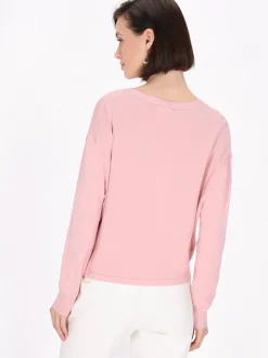 Usha Damen Strickjacke in rosa