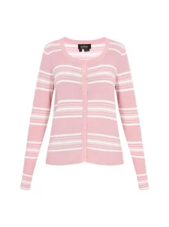 Usha Damen Strickjacke in rosa