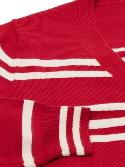 Usha Damen Strickjacke in rot
