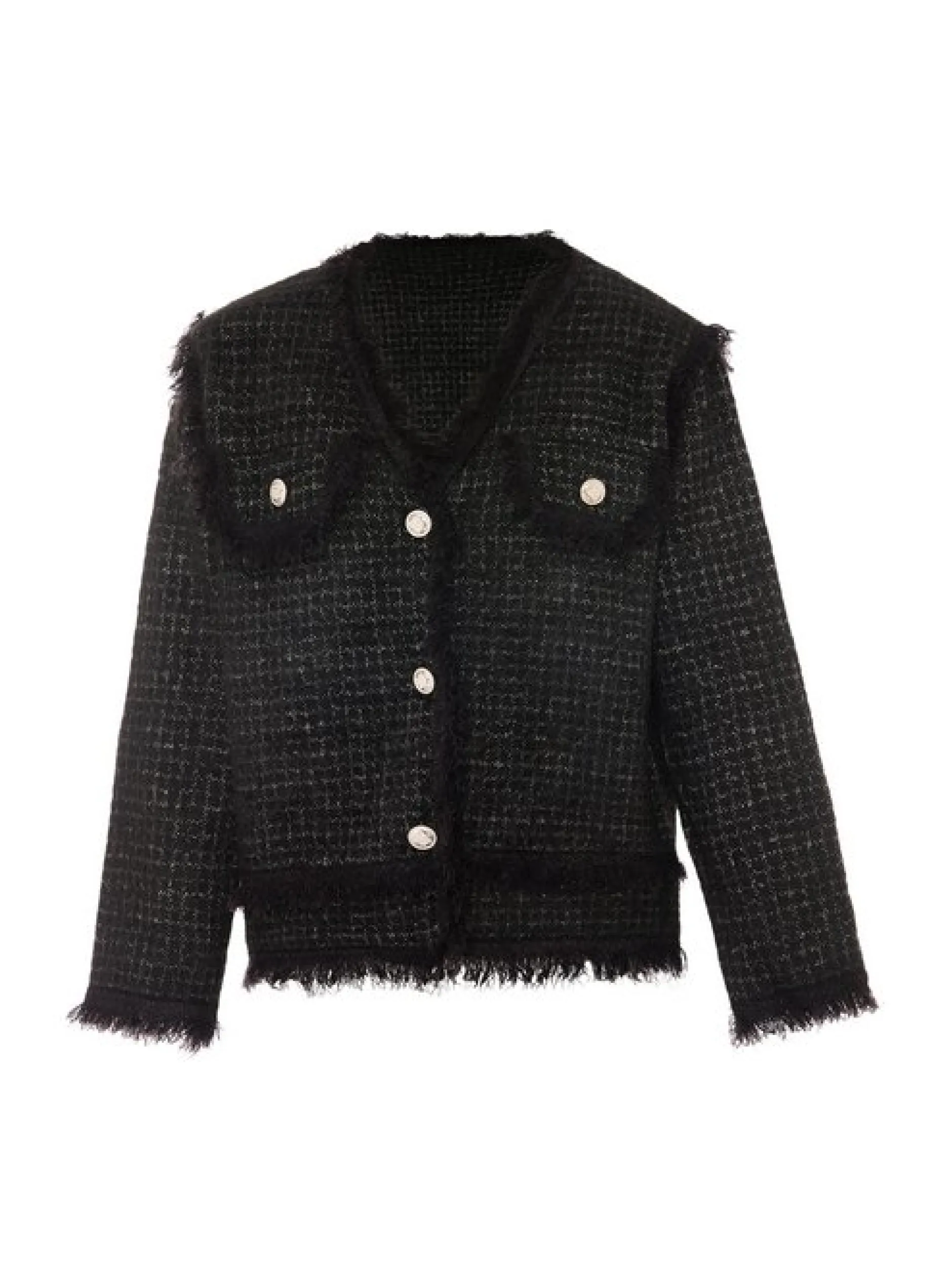 Usha Damen Strickjacke in schwarz