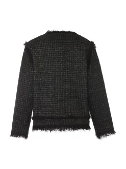 Usha Damen Strickjacke in schwarz