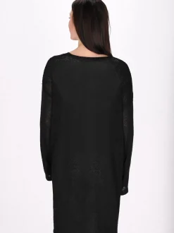 Usha Damen Strickjacke in schwarz
