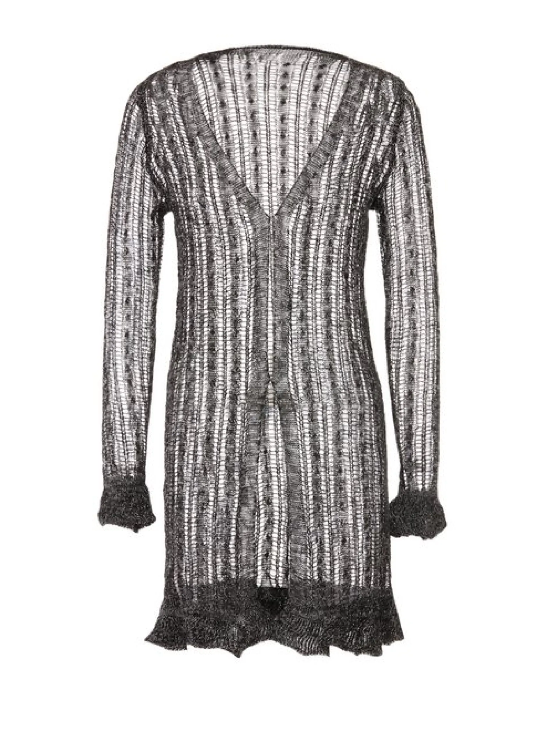 Usha Damen Strickjacke in schwarz