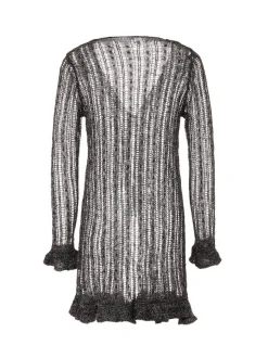 Usha Damen Strickjacke in schwarz