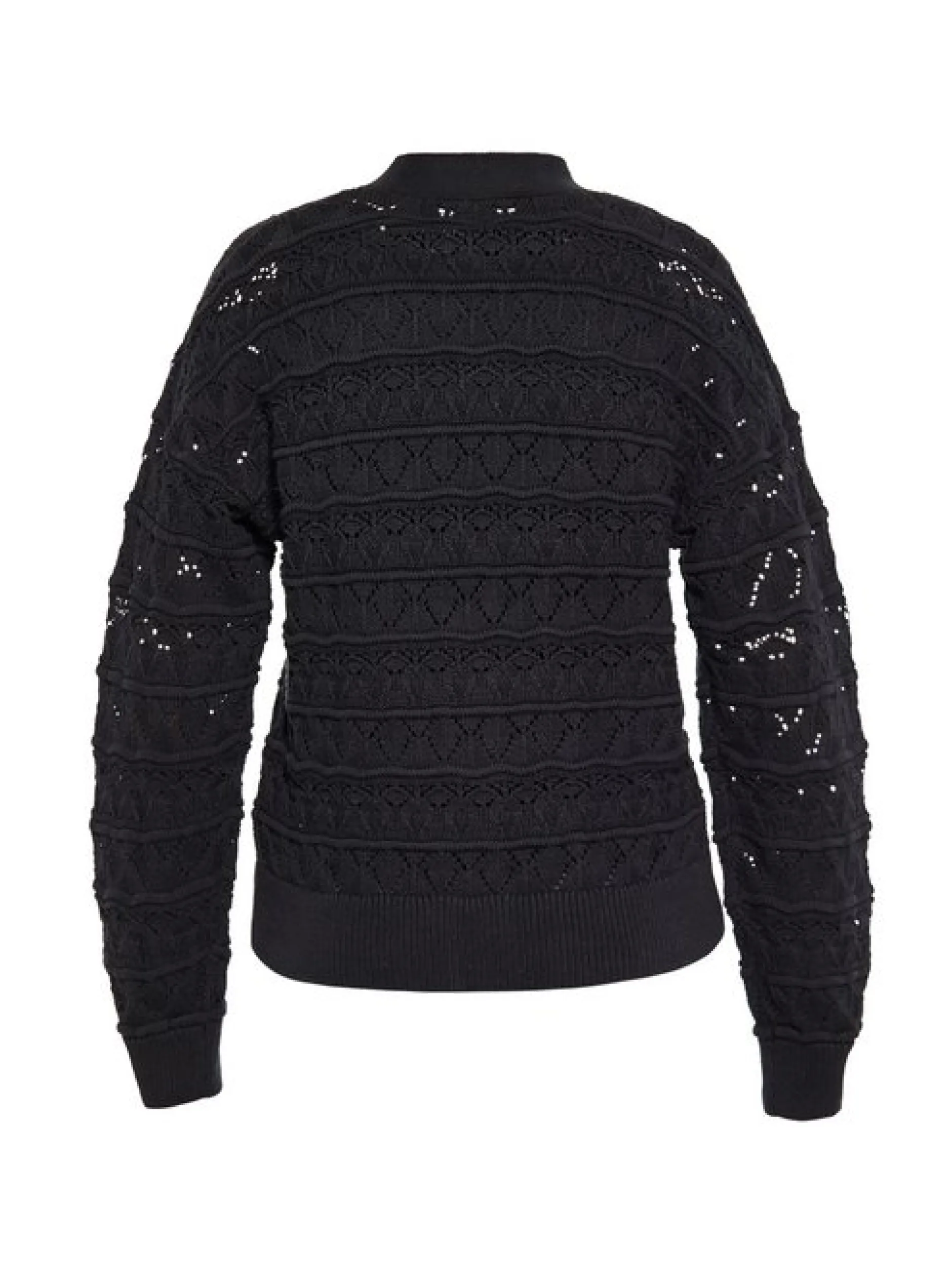 Usha Damen Strickjacke in schwarz
