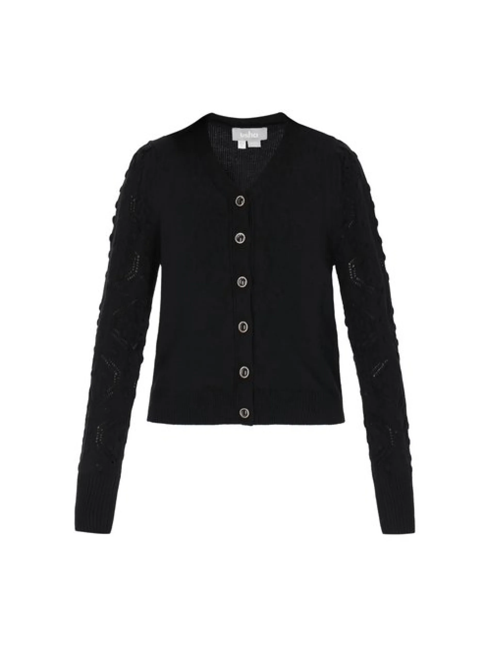 Usha Damen Strickjacke in schwarz