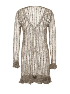 Usha Damen Strickjacke in taupe