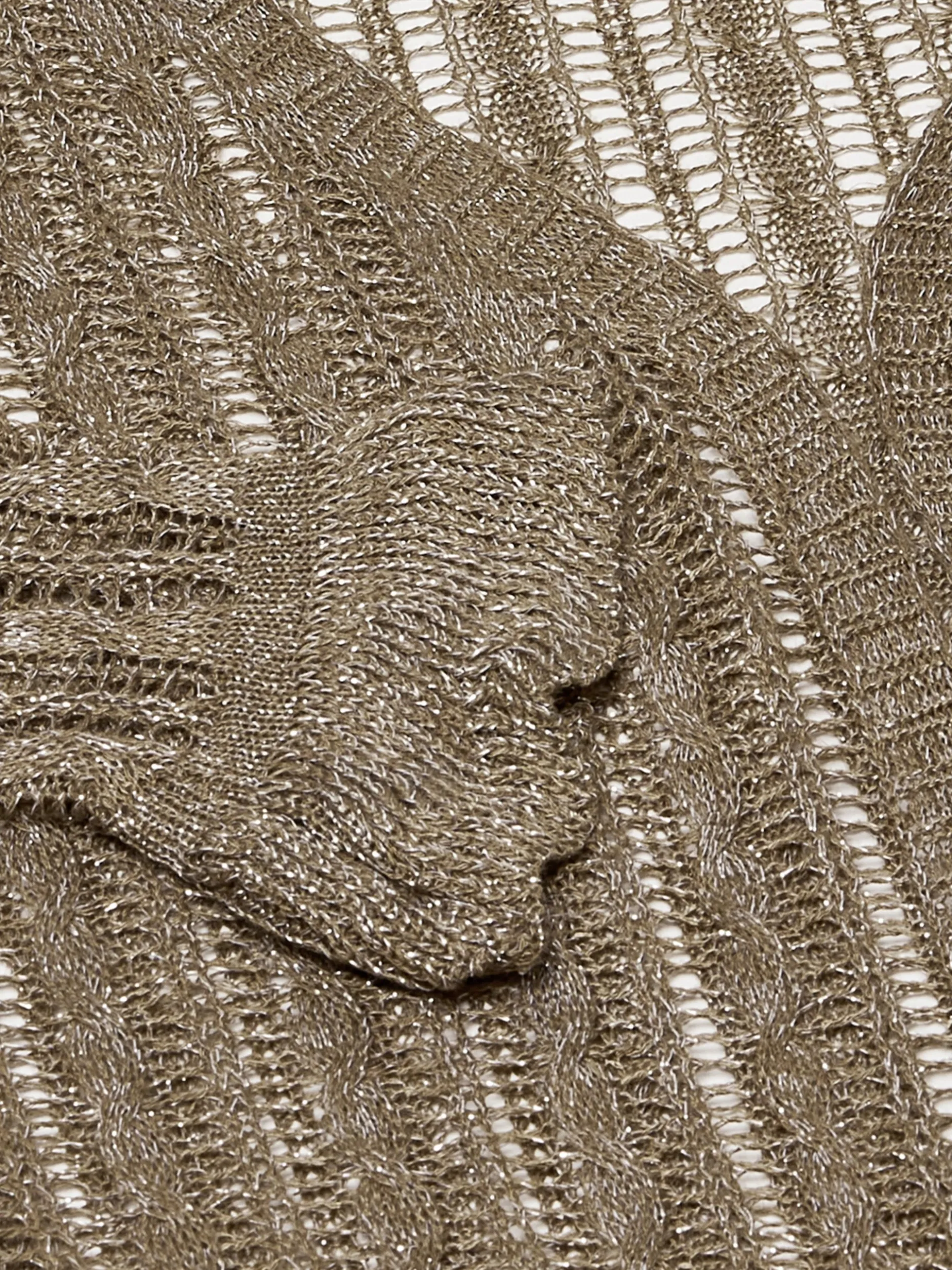Usha Damen Strickjacke in taupe