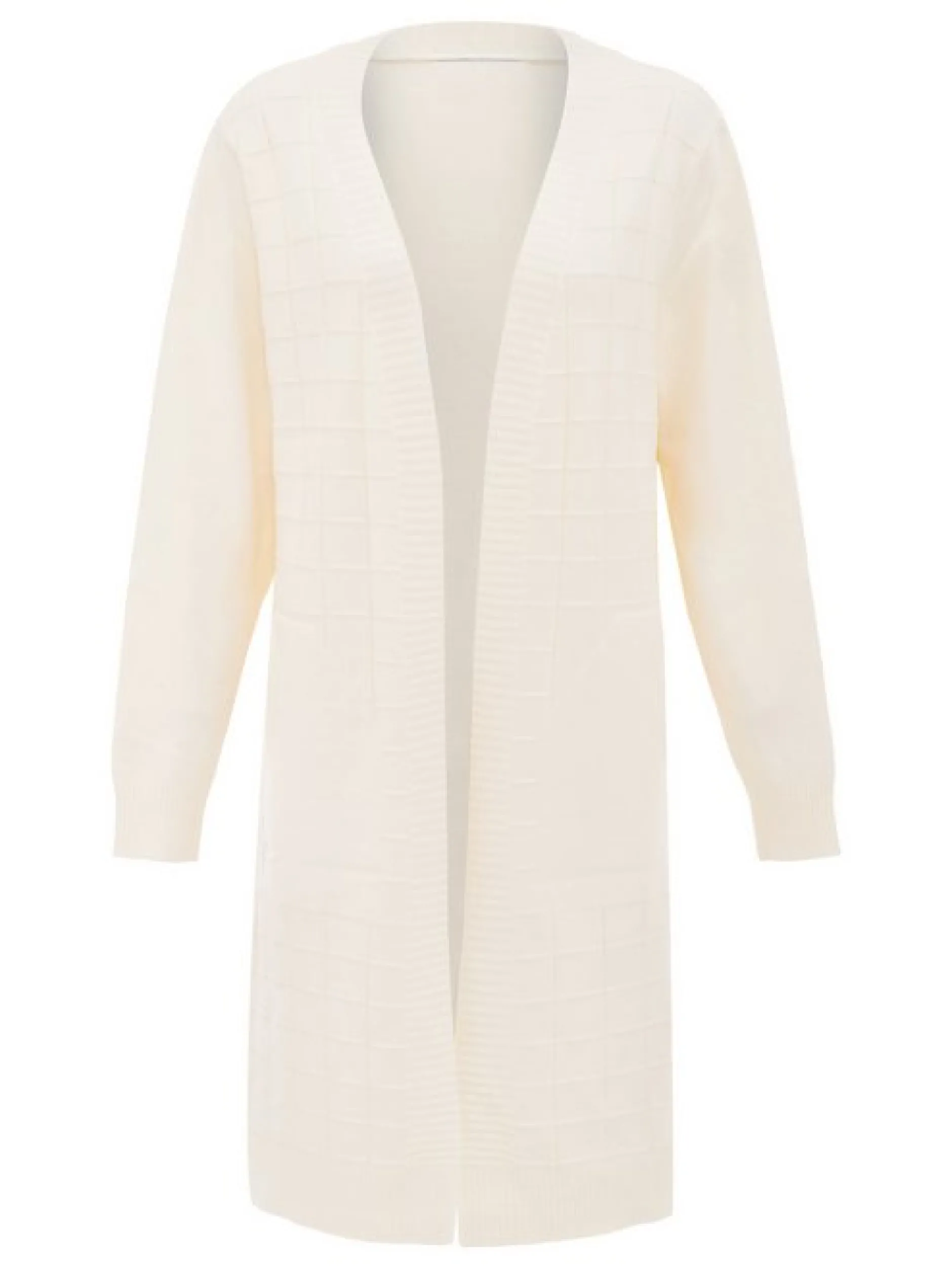 Usha Damen Strickjacke in weiß