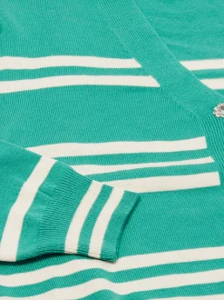 Usha Damen Strickjacke in weiß