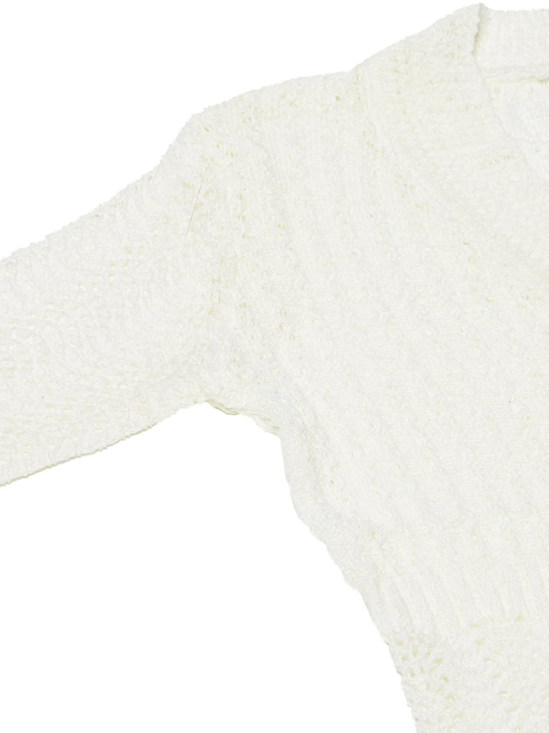 Usha Damen Strickjacke in weiß