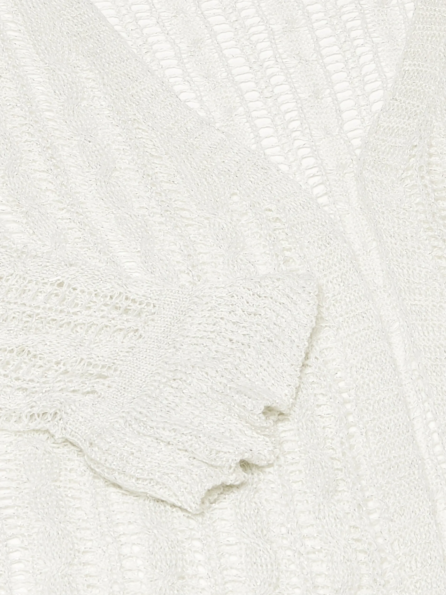 Usha Damen Strickjacke in weiß