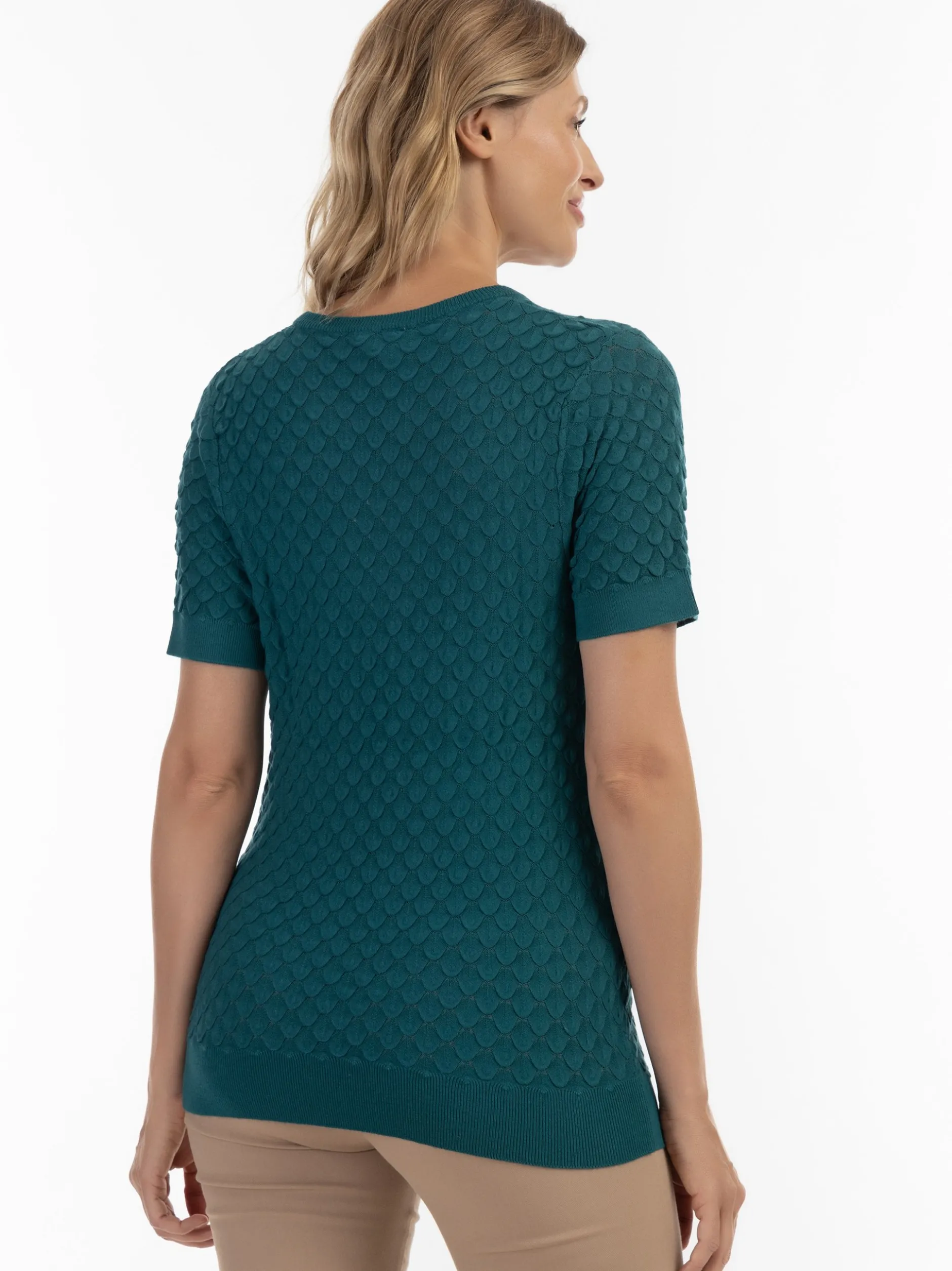 Usha Damen Strickpullover in türkis