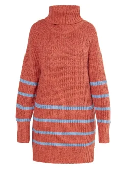 Usha Damen Strickpullover in rot - Länge: kurz