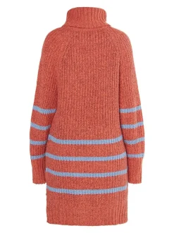 Usha Damen Strickpullover in rot - Länge: kurz
