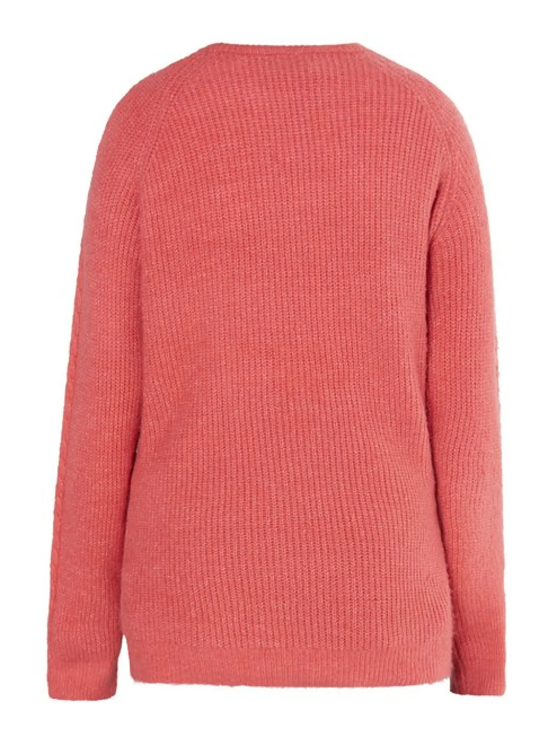 Usha Damen Strickpullover in rot - Ausschnitt: Rundhals