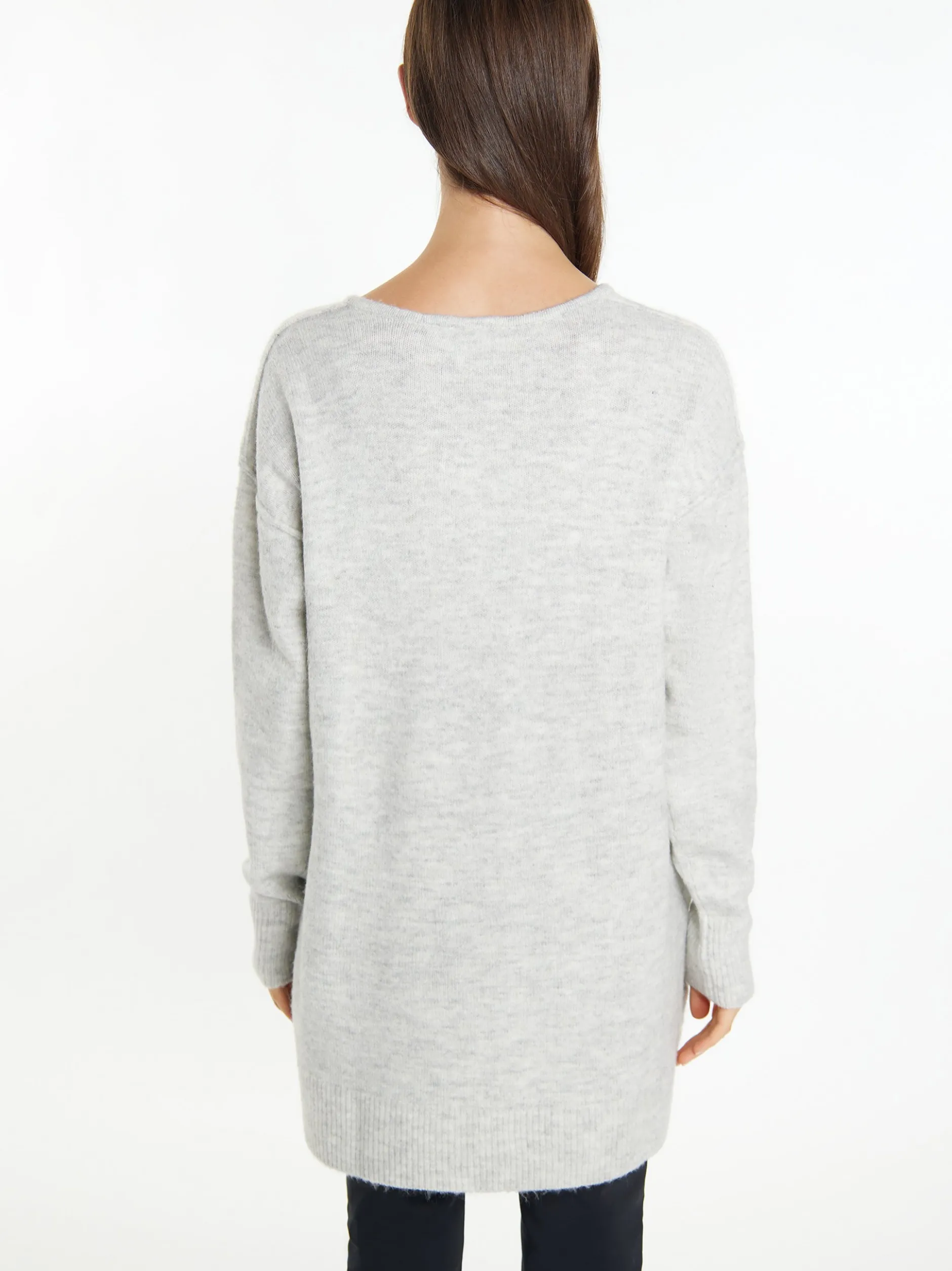Usha Damen Strickpullover in grau