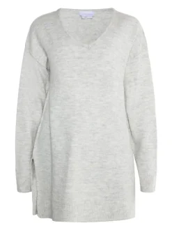 Usha Damen Strickpullover in grau