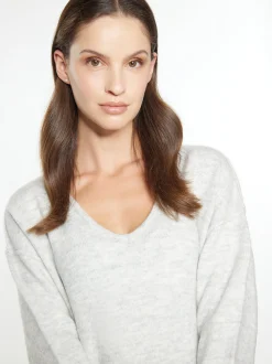 Usha Damen Strickpullover in grau
