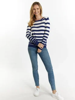 Usha Damen Strickpullover in mehrfarbig