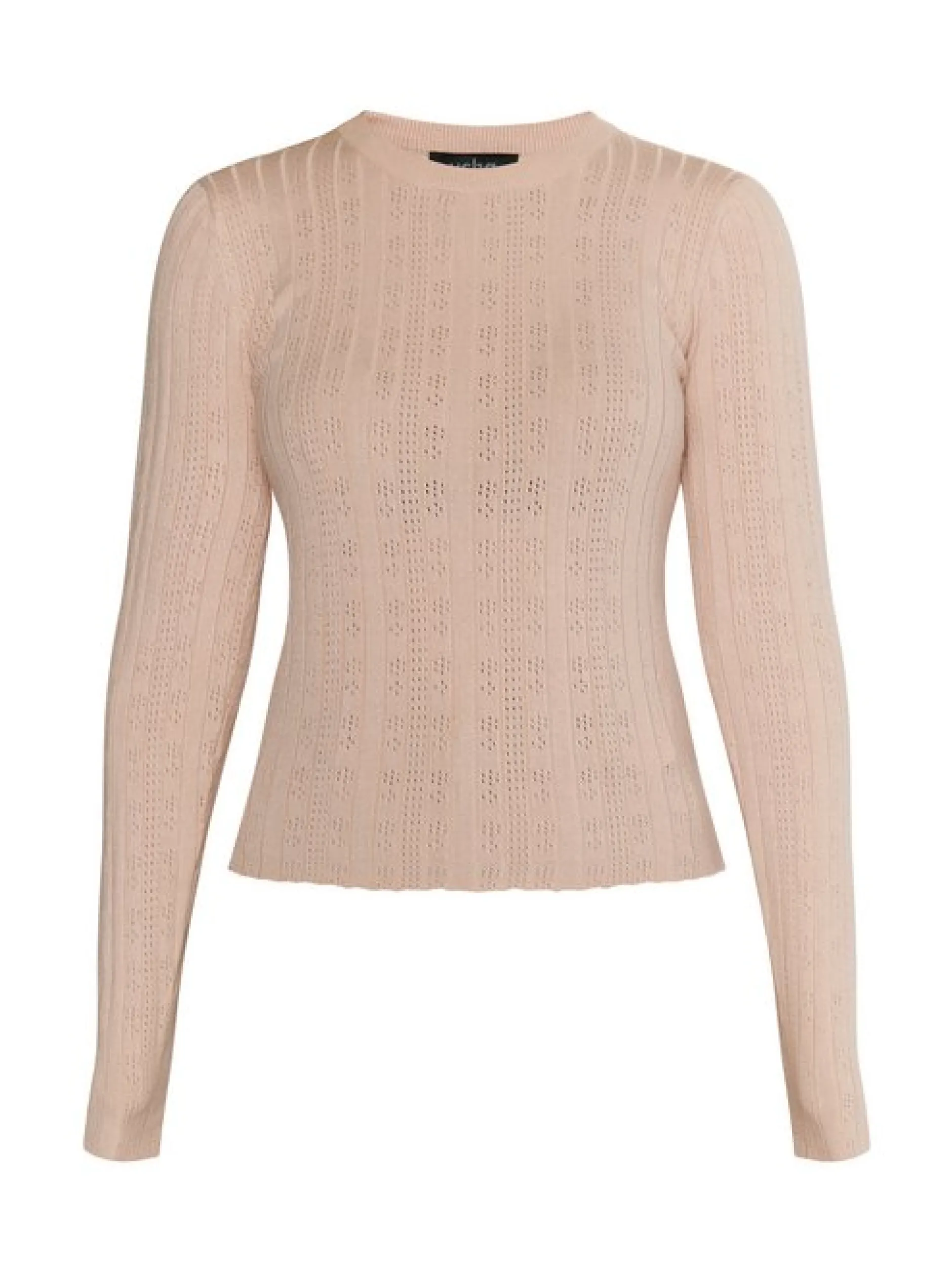 Usha Damen Strickpullover in rosa - Ausschnitt: Rundhals