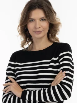Usha Damen Strickpullover in mehrfarbig