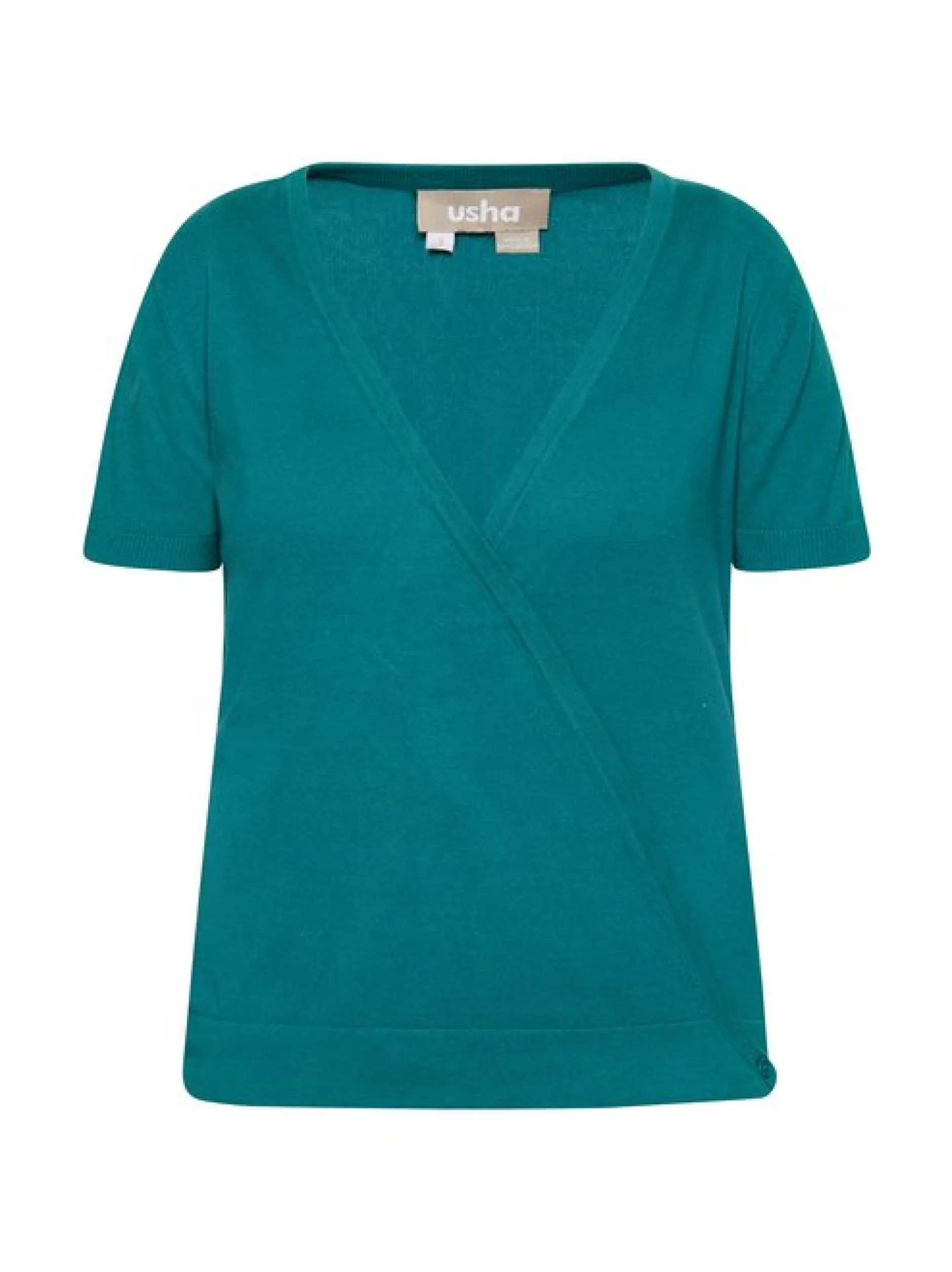 Usha Damen Strickpullover in petrol